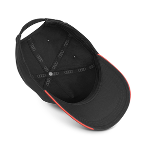 Original Audi Ringe Cap Schwarz Unisex 55–59 cm Polyester Baumwolle-4 4