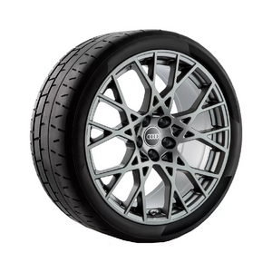 Rad, 10-Kreuzspeichen grau seidenmatt, 9,0Jx19, Reifen 265/30 ZR19 93Y XL, vorn-1 1