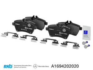 Original Mercedes-Benz Bremsklotz-Satz vorne, A-Klasse 169, B-Klasse 245-4 1