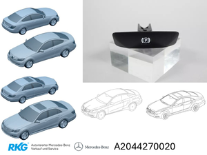 Original Mercedes-Benz Entriegelungsgriff Feststellbremse W204, W212, W207, W218-7 1