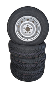 Original Winterkomplettrad-Satz für Opel Movano C, Peugeot Boxer 3 und Citroen Jumper 3 Heavy 215-70R16 Winterräder 92-1 1