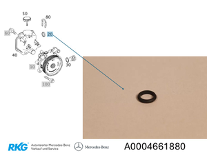 Original Mercedes-Benz Dichtung Saugstutzen-Servolenkung-3 1