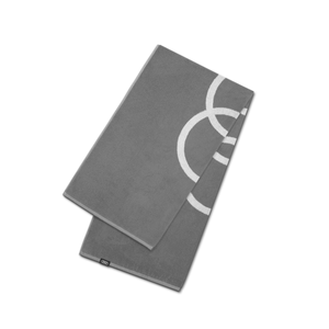 Audi Handtuch mit Audi Ringen hellgrau/grau 50 × 100 cm-2 2