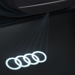 Einstiegs-LED Audi Ringe für Fahrzeuge mit LED-Einstiegsleuchten 1