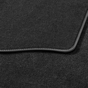 Textilfußmatten Premium für vorn, schwarz/stahlgrau 1
