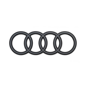 Audi Ringe dunkel für das Heck 1