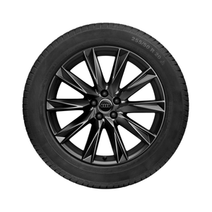 Rad, 10-Speichen-Lamina schwarz, 9,0Jx20, Winterreifen 255/50 R20 109H XL 1