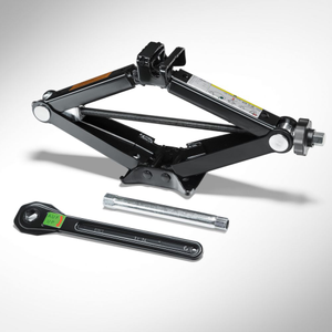 Wagenheber für Fahrzeuge mit Reifenreparaturset oder Faltrad 1