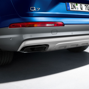 Stoßfängerunterteil hinten steingrau metallic, für Fahrzeuge mit Parkassistent 1