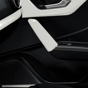 Dekorblenden Türzuziehgriffe ibisweiß, passend für vorn und hinten 1