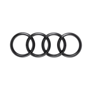 Audi Ringe schwarz für die Front 1