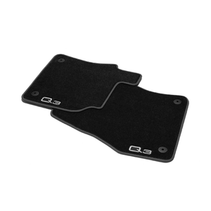 Textilfußmatten Premium für vorn, schwarz/stahlgrau 1