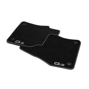 Textilfußmatten Premium für vorn, schwarz/stahlgrau 1