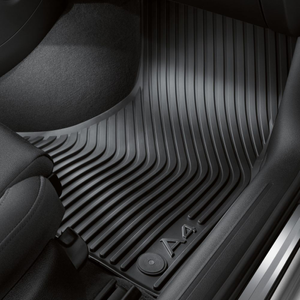 Gummifußmatten für vorn, schwarz 1