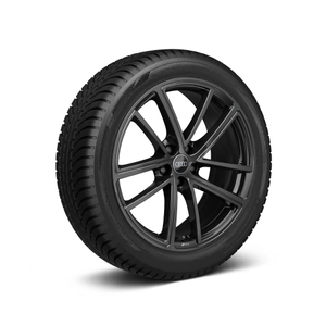 Rad Audi Sport, 5-Doppelspeichen mit RS-Schriftzug schwarz metallic, 8,0Jx20, Winterreifen 255/45 R20 105V XL, rechts 1