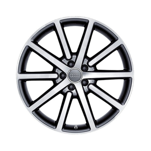 Felge, 10-Speichen anthrazit, glanzgedreht, 8,5Jx20 1