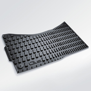 Gummifußmatten für vorn, schwarz 1