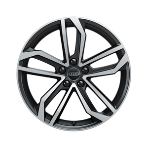 Felge, 5-Arm-Sidus schwarz matt, glanzgedreht, 8,5Jx19 1