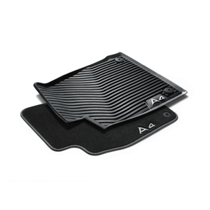 Allwetterfußmatten für vorn, schwarz 1