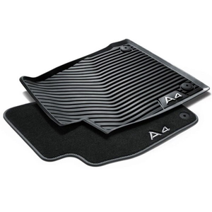 Allwetterfußmatten für vorn, schwarz 1