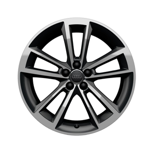 Felge, 5-Arm-Cavo anthrazit, glanzgedreht, 7,5Jx18 1