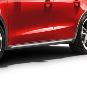 Seitenschweller platinumgrau/Aluminiumoptik, links 1