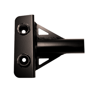 Nahaufnahme der Basis einer Domstrebenhalterung mit Schraublöchern 4