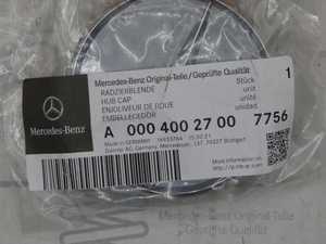 Original Mercedes-Benz Nabendeckel Himalaya-verpackt 4