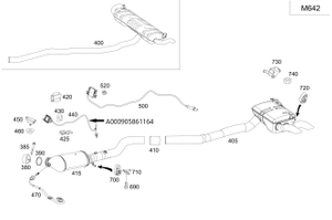 Original Mercedes-Benz NOX-Sensor OM642 1