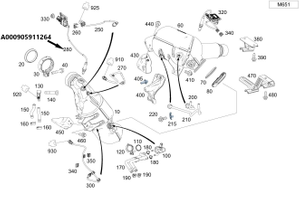 Original Mercedes-Benz NOX Sensor. Sprinter W907, W910 6