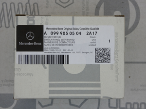 Original Mercedes-Benz Schalterfeld Lenkrad. CLA,GLE,GLS,A 177, C 205…. 6