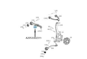 Original Mercedes-Benz Querlenker links. W205, W213, W238, W257 2