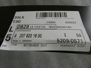 Original Mercedes-Benz Querträger Stoßfänger vorne E-Klasse W207 3