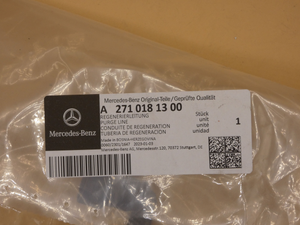 Original Mercedes-Benz Regenerierleitung Luftpumpe-Ansaugrohr. C-Klasse, E-Klasse, SLK 5