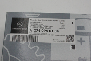 Original Mercedes-Benz Luftfiltereinsatz Motor OM274 6