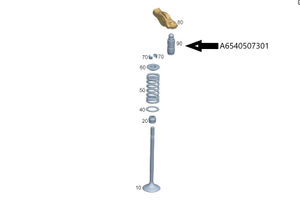 Original Mercedes-Benz Hydrostößel OM654, OM656 (CLA, GLA, GLB, GLC, GLE) 3