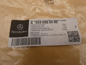 Original Mercedes-Benz Ladeluftleitung CLA, GLA, GLB, C-Klasse (OM654) 6