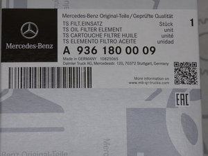 Original Mercedes-Benz Ölfiltereinsatz ECONIC, UNIMOG 5