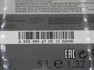 Original Mercedes-Benz Hypoid Getriebeöl 235.31 (5 Liter) 3