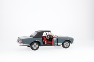 Original Mercedes-Benz 1:18 Modellauto 230 SL Pagode W113 Cabrio blaugrau 1