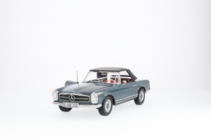 Original Mercedes-Benz 1:18 Modellauto 230 SL Pagode W113 Cabrio blaugrau 3