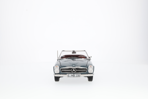 Original Mercedes-Benz 1:18 Modellauto 230 SL Pagode W113 Cabrio blaugrau 4