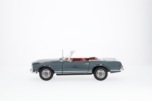 Original Mercedes-Benz 1:18 Modellauto 230 SL Pagode W113 Cabrio blaugrau 5