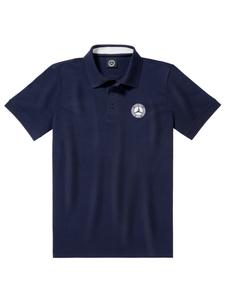 Original Mercedes-Benz Kurzarm Poloshirt T-Shirt Herren Navyblau B66041535 - 1