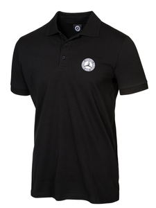 Original Mercedes-Benz Classic Poloshirt Herren schwarz (Größe: S-XXL) 1