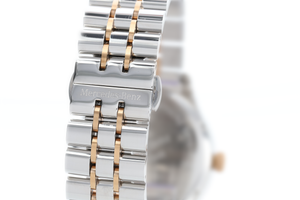 Original Mercedes-Benz Armbanduhr Herren Classic Elegance schwarz silber rosé 3