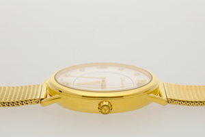 Original Mercedes-Benz Armbanduhr Damen Classic Lady Gold Swiss made - 4