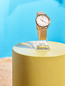 Original Mercedes-Benz Armbanduhr Damen Classic Lady Gold Swiss made - 6