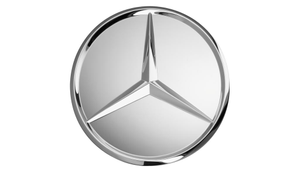 Original Mercedes-Benz Radnabenabdeckung, Stern erhaben, verchromt 1