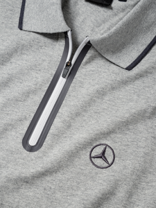 Original Mercedes-Benz Poloshirt Herren grau (Größe: S-XXL) 2